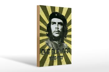 Panneau en bois rétro 20x30cm Che Guevara 1928-1967 Cuba 1
