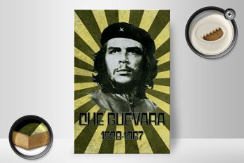 Panneau en bois rétro 20x30cm Che Guevara 1928-1967 Cuba 2