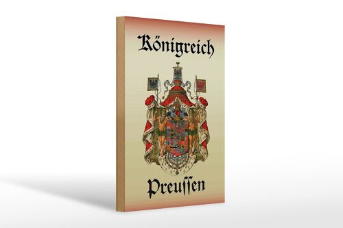 Holzschild Spruch 20x30cm Königreich Preussen