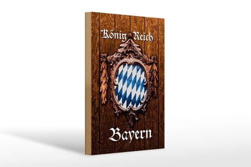Holzschild Spruch 20x30cm Königreich Bayernoptik