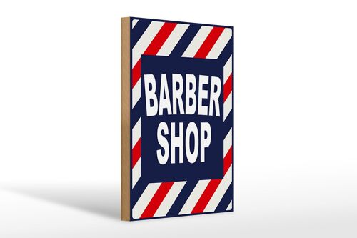 Holzschild Spruch 20x30cm Barbershop Friesur