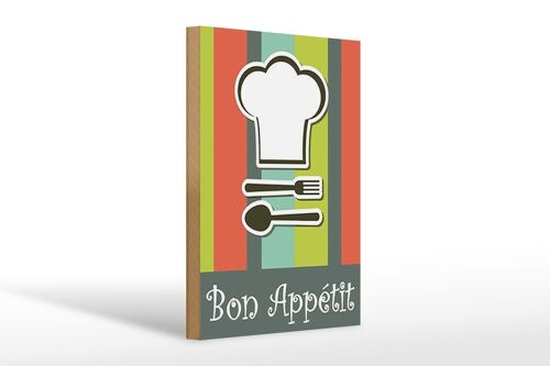 Holzschild Essen 20x30cm bon Appetit Restaurant