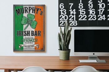 Panneau en bois 20x30cm Murphy's Irish Bar Whisky 3