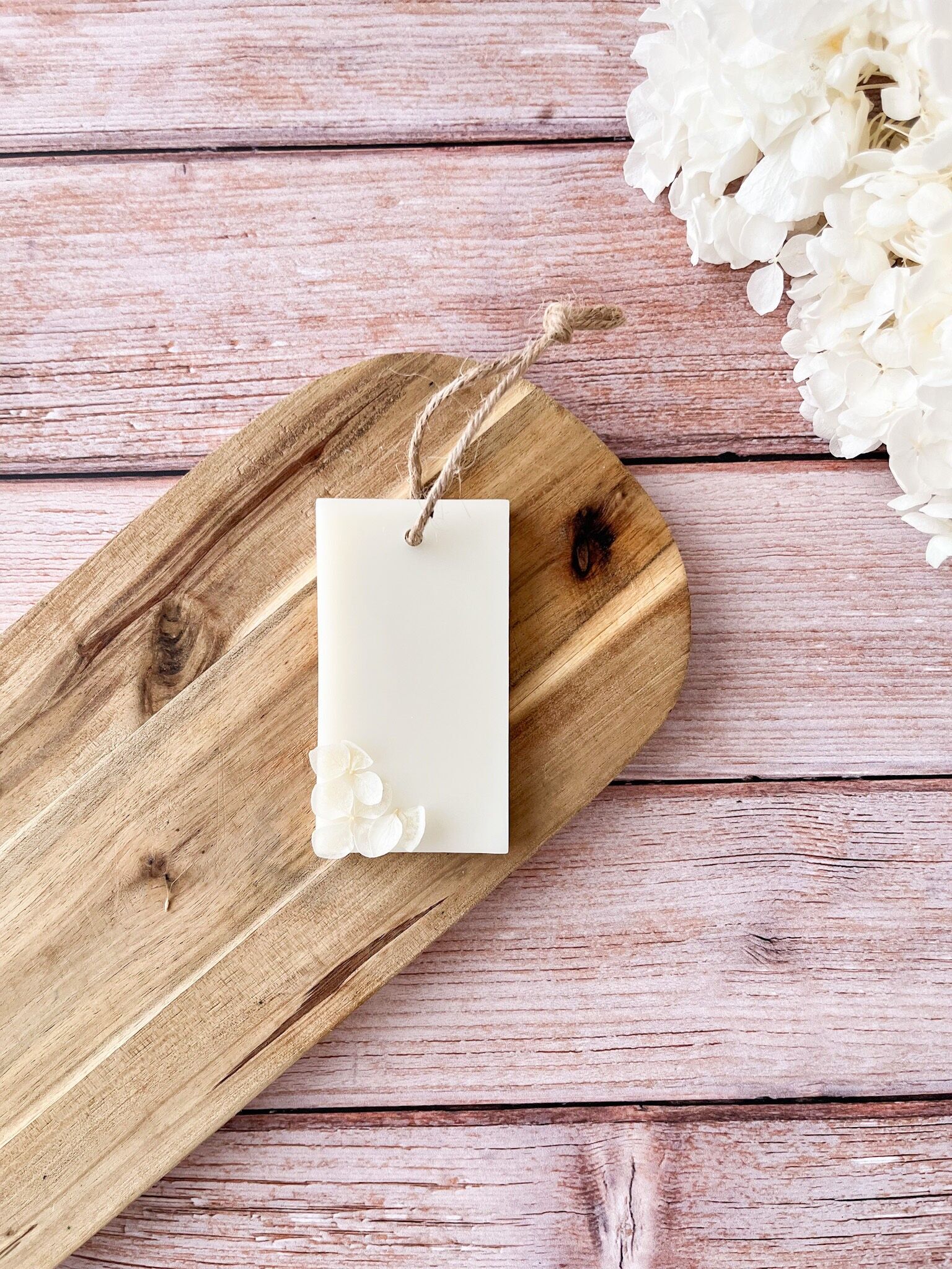 Sospensione profumata di cera d'oliva - Fiore di cotone