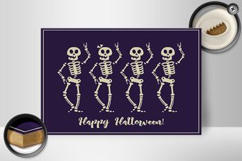 Panneau en bois Halloween 30x20cm Happy Halloween Festival 2