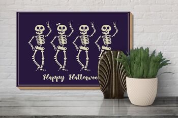 Panneau en bois Halloween 30x20cm Happy Halloween Festival 3