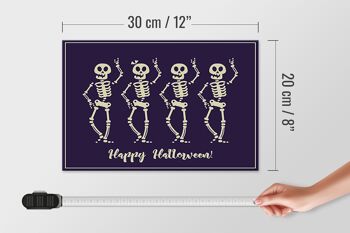 Panneau en bois Halloween 30x20cm Happy Halloween Festival 4