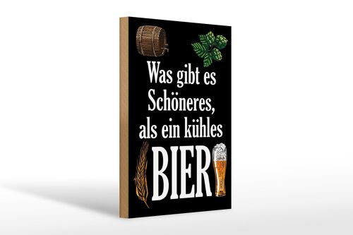 Holzschild Spruch 20x30cm was schöneres als kühles Bier