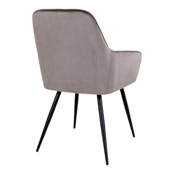 Harbo Dining Chair - Chaise en velours champignon HN1208 5