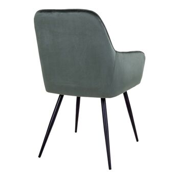 Harbo Dining Chair - Chaise en velours vert HN1206 5