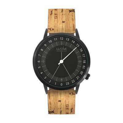 Antoine Noire 24H Watch - Liège Bracelet