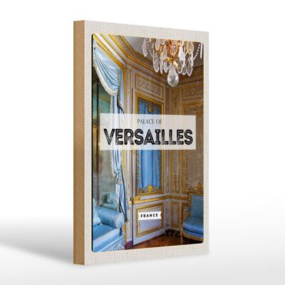 Holzschild Reise 20x30cm Palace of Versailles France Zimmer