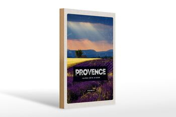 Panneau en bois voyage 20x30cm Provence alpes cote d'azur cadeau 1