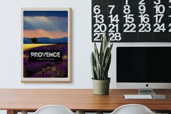 Panneau en bois voyage 20x30cm Provence alpes cote d'azur cadeau 3