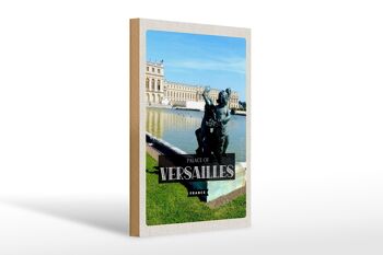 Panneau en bois voyage 20x30cm Château de Versailles France 1