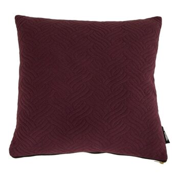 Coussin Ferrel - Coussin en rouge bordeaux 45x45cm 1