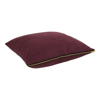 Coussin Ferrel - Coussin en rouge bordeaux 45x45cm 3