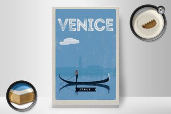 Panneau en bois voyage 20x30cm Venise Image pittoresque de Venise 2