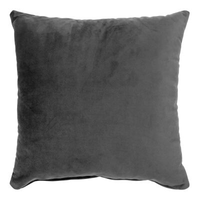 Lido Cushion - Cushion in dark grey velvet HN1013