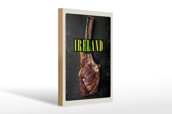 Panneau en bois voyage 20x30cm Irlande Irlandais Anbus Tomahawk Steak 1