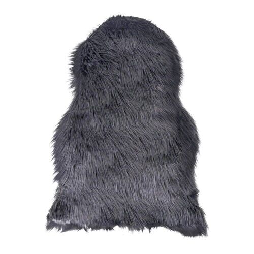 Lambskin Artificial - Artificial lambskin in grey 50x85 cm