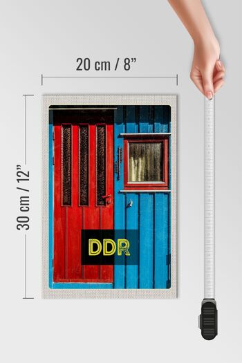 Panneau en bois voyage 20x30cm Berlin Allemagne abrite la guerre DDR 4