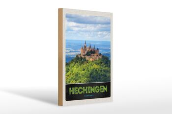 Panneau en bois voyage 20x30cm Hechingen Burg Hohenzollener 1