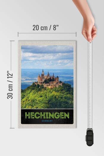 Panneau en bois voyage 20x30cm Hechingen Burg Hohenzollener 4