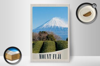 Panneau en bois voyage 20x30cm Mont Fuji Japon Asie Montagnes Nature 2