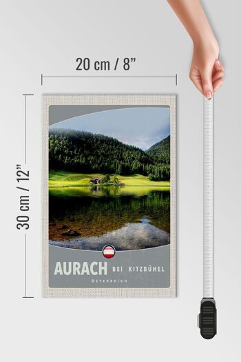 Panneau en bois voyage 20x30cm Aurach près des forêts naturelles de Kitzbühel 4