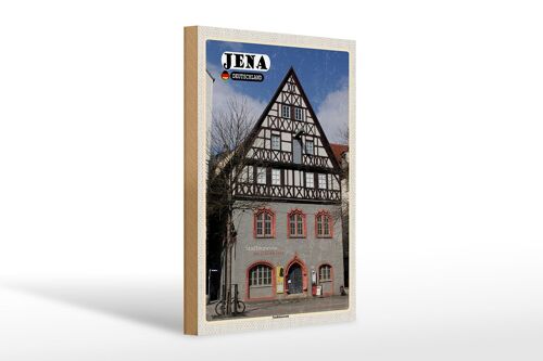 Holzschild Städte Jena Stadtmuseum Kunstsammlung 20x30cm