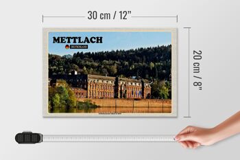 Panneau en bois Villes Bâtiment de l'usine de Mettlach 30x20cm 4