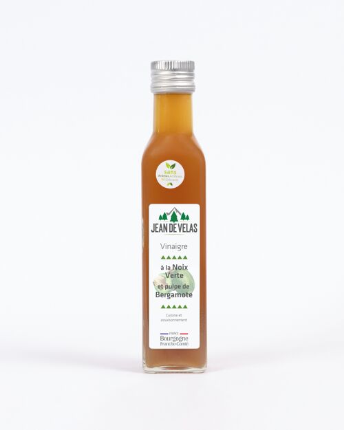 Vinaigre de Noix Verte et Jus de Bergamote