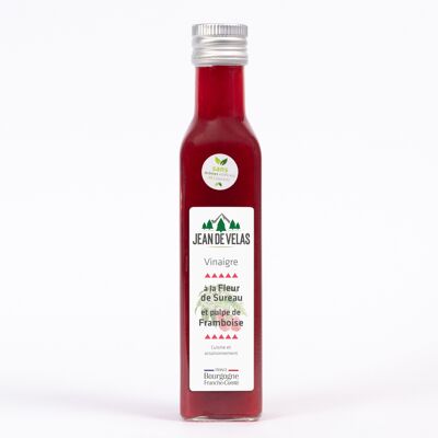 Vinaigre de Fleur de Sureau et Pulpe de Framboise