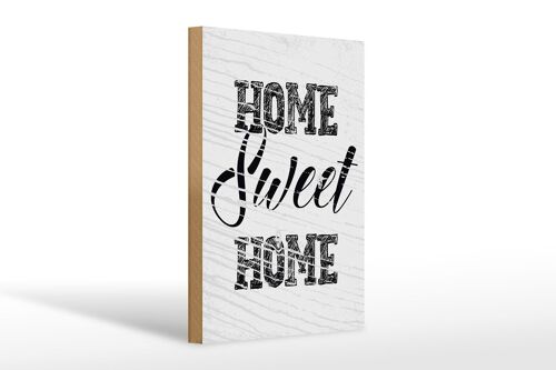 Holzschild Spruch Home Sweet Home 20x30cm Geschenk