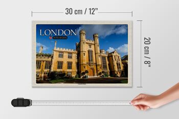 Panneau en bois villes Londres Angleterre Royaume-Uni Lambeth Palace 30x20cm 4