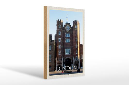 Holzschild Städte London St. James´s Palace UK 20x30cm