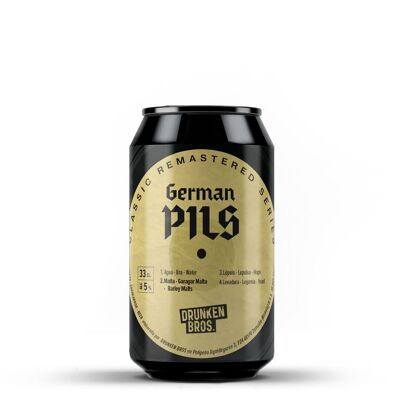 Canned craft beer -Remastered Pils (GLUTEN FREE) 5%