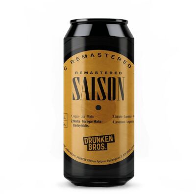 Canned craft beer - Remastered Saison 6%
