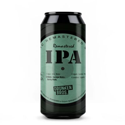 Cerveza artesana en lata - Remastered IPA (West Coast IPA) 6.7%