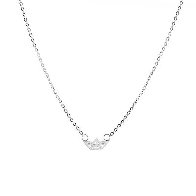 Necklace boat silver