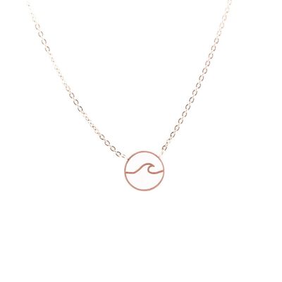 Collier vague or rose