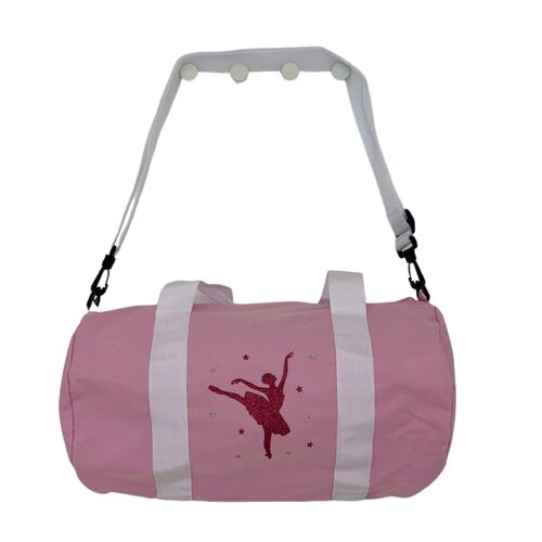 Sac de danse Danseuse étoile fuchsia pailletée