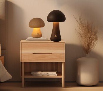 Lampe de Chevet Design Bois - Clavaire 5