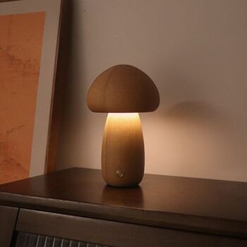 Lampe de Chevet Design Bois - Clavaire 9