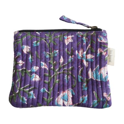 Printed cotton pouch N°30