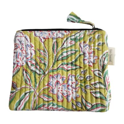 Printed cotton pouch N°34