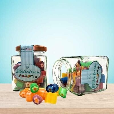 Flower Dream: Handmade candies in a screw-top jar (10 x 120g)