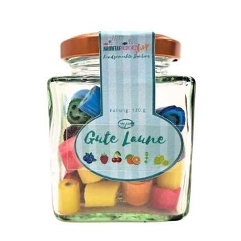 Bonne humeur : Bonbons artisanaux en pots à vis (10 x 120g) 3