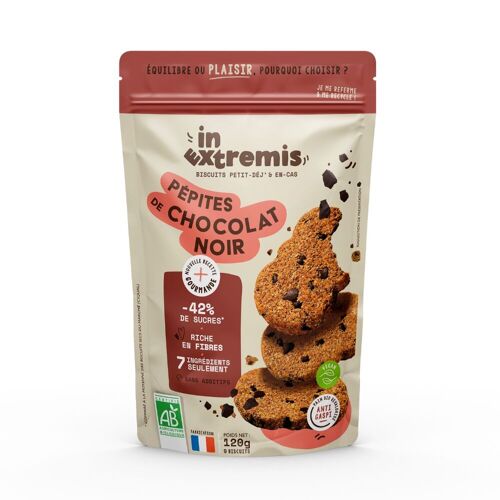 Biscuit petit-déjeuner & en-cas chocolaté BIO 120g